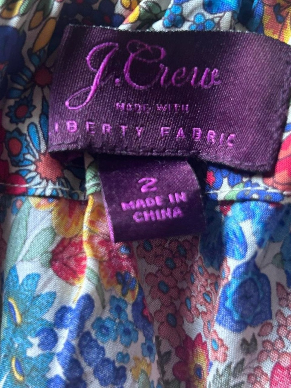 One-shoulder ruffle jumpsuit in Liberty Margaret Annie print 🌸 NWOT - Picture 7 of 13